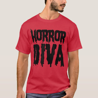 Skräckfilmsfanatiker skräckdiva vän t shirt