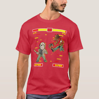 Skräckfilmsvideospel Lat halloween-kostym fri T Shirt