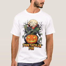 Skräckfulla Halloween T-shirt