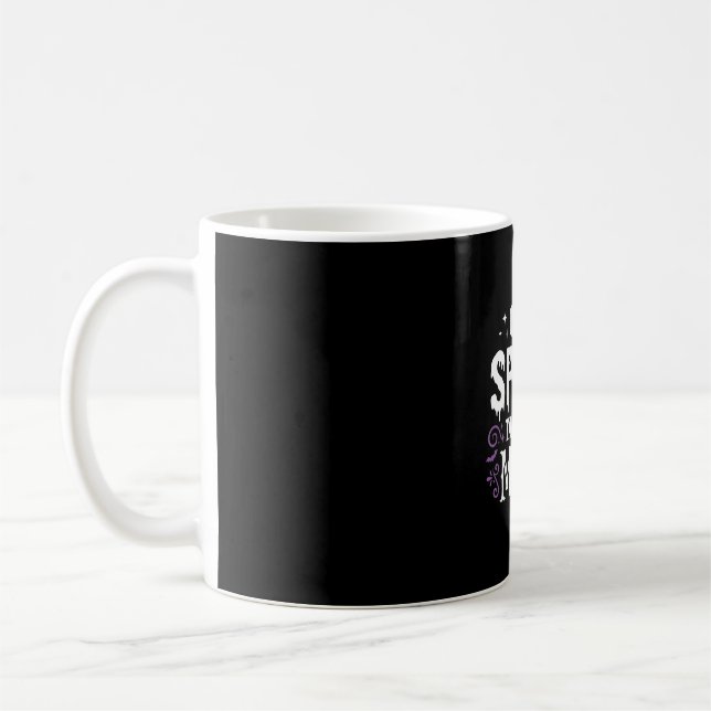 Skräckfulla mammas Halloween-design_1 Kaffemugg (Vänster)