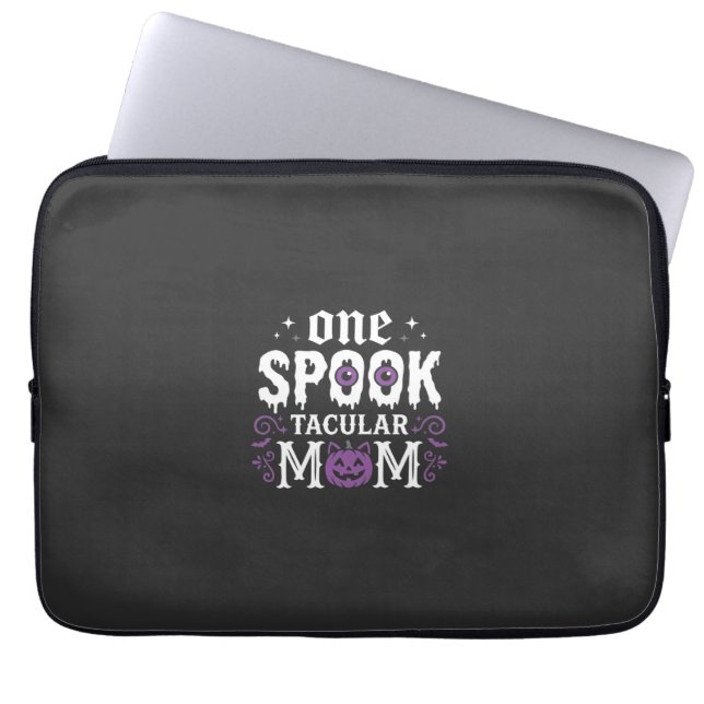 Skräckfulla mammas Halloween-design_1 Laptop Fodral (Framsidan)