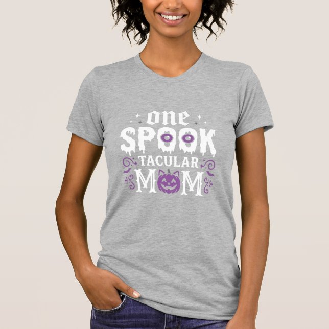 Skräckfulla mammas Halloween-design_1 T Shirt (Framsida)