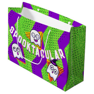 Skräckfulla spöken Grön festpåse