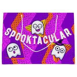 Skräckfulla spöken lila presentpåse
