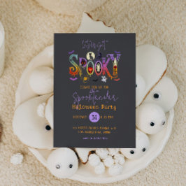 Skräckfylld Halloweenfest Invitation Inbjudningar
