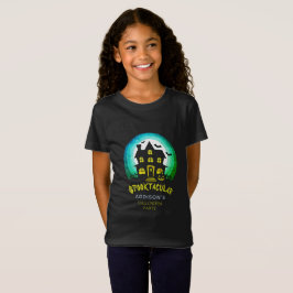 Skräckfyllda Spökhuset Halloweenfest T Shirt