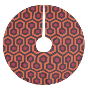 skräckhotellmatta julafton julgransmatta borstad polyester