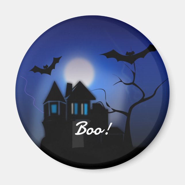 Skräckhus, Boo! Magnet (Framsidan)
