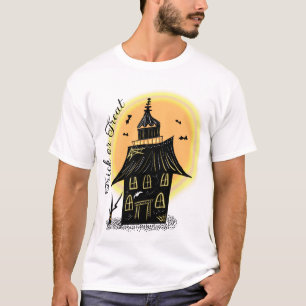 Skräckhus Halloween Födelsedags Kostymfest T Shirt