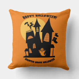 Skräckhus Halloween  Kudde