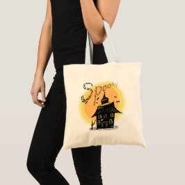 Skräckhus Halloween Kuslig  Tygkasse