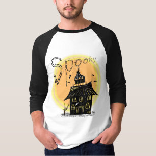 Skräckhus Halloween Spöklik T Shirt