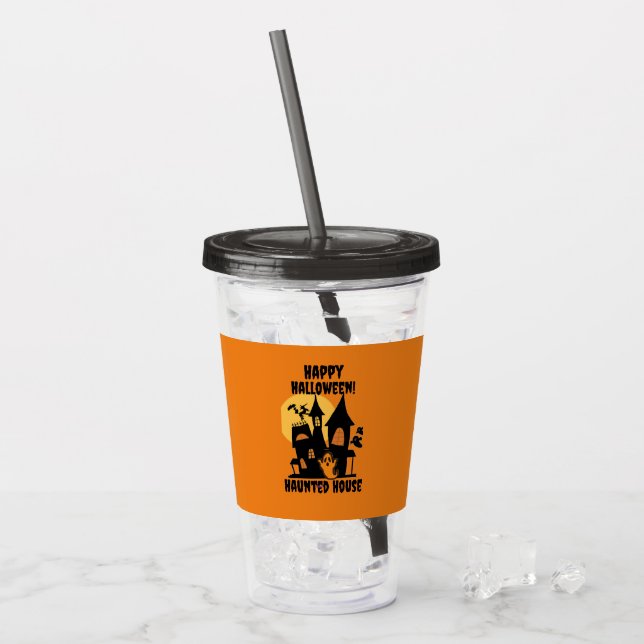Skräckhus Halloween  Take Away Mugg (Framsida Ice)