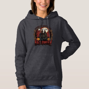 Skräckhus Halloween Vintage Gravyr Skräckinjagande T Shirt