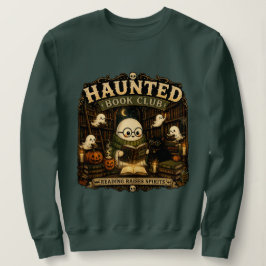 Skräckig biblioteksläsning spök Halloween för bokä T Shirt