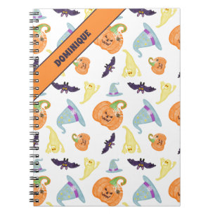 Skräckig Halloween Spiralanteckningsbok Anteckningsbok