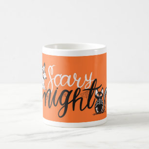 Skräckiga natters Halloween-mugg - Lojal brudtjäns Kaffemugg