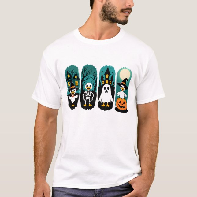 Skräckiga säsongen Halloween T Shirt (Framsida)