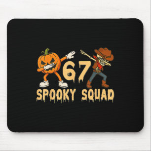 Skräckiga Squad Pumpa 67 Halloween Meme 6 7 Nummer Musmatta