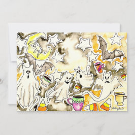 Skräckigt säsongskort julkort