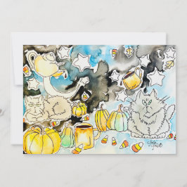 Skräckigt säsongskort julkort