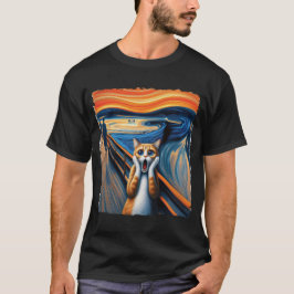 Skräckkatten Parody Funny Cat Lovers Cat Mammor &  T Shirt