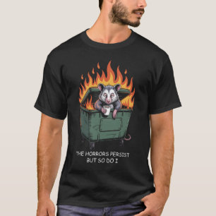 Skräckligheter Fortsätter Så Gör Jag Roligt Possum T Shirt