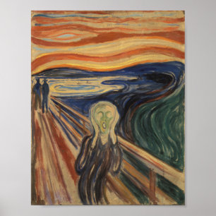 Skräckmålning - Edvard Munch - 1910 Poster