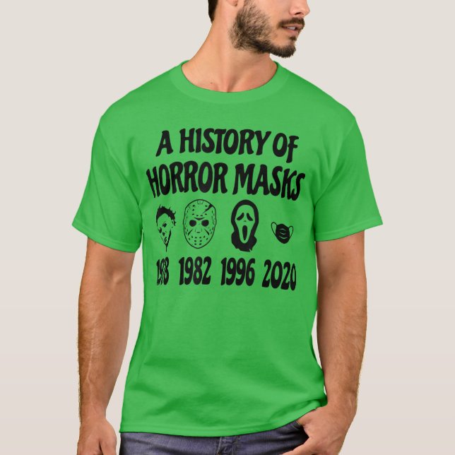Skräckmasker Historia vänner T Shirt (Framsida)