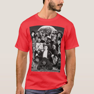 Skräckmonster retro flicka retro t shirt