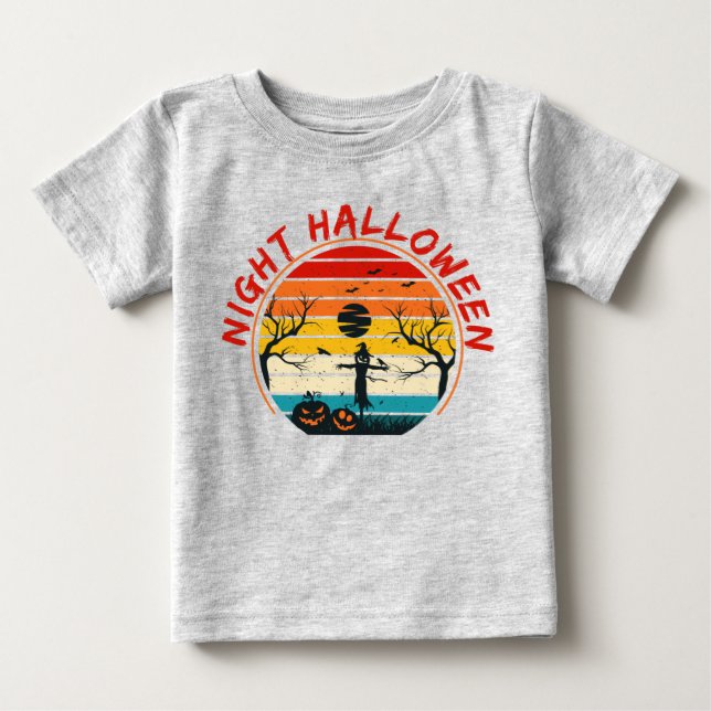 Skräcknatten Halloween T Shirt (Framsida)