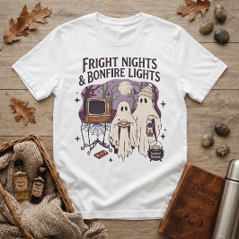 Skräcknätter & bål-ljus Halloween-spöken T Shirt