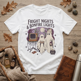 Skräcknätter & bål-ljus Halloween-spöken T Shirt