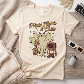 Skräcknätter & rysningar – Vintage Halloween-spöke T Shirt