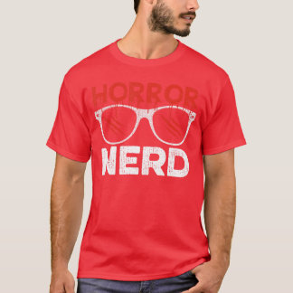 Skräcknörd design för en skräckfilmsfan familj t shirt