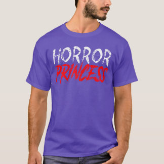 Skräckprinsessa Roliga Halloween Skräckfilmer Tjej T Shirt