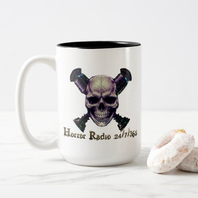 Skräckradio MicroCross Kalle 2 ton Mugg (Med munk)
