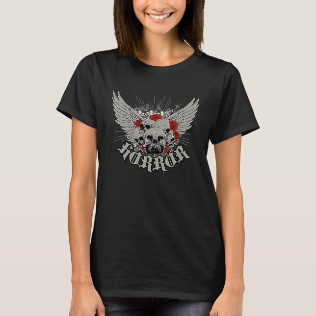 skräckskräckskräck t shirt (Framsida)