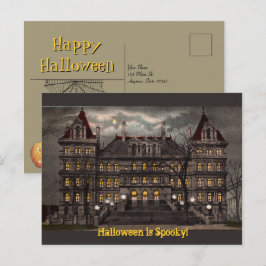 Skräckslott Halloween vykort