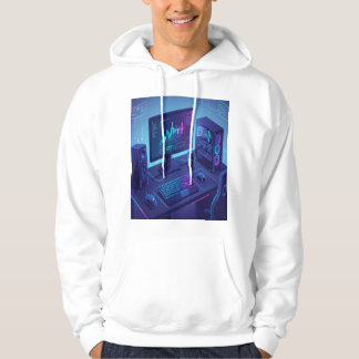 Skräckspelare Ikon Logotyp Hoodie