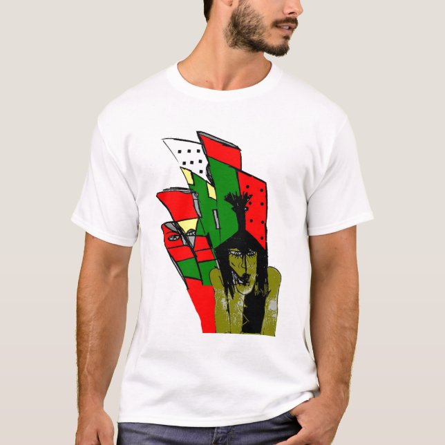 skräckstad tee shirt (Framsida)
