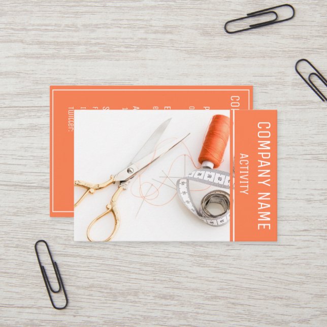 Skräddare Visitkort (Fram/Back In Situ)