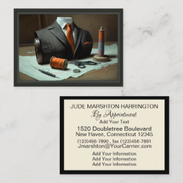 Skräddarland, sjöstressfartyg, Affärskort Visitkort