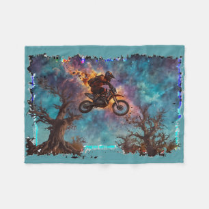 Skräddarma elden - Dirt-cycle Rider Fleecefilt