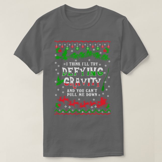Skräddarma julsötare t shirt (Design framsida)