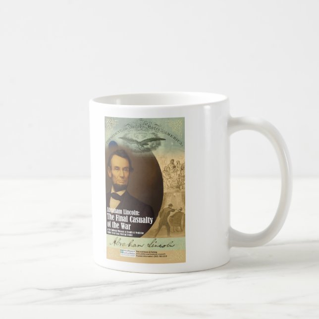 Skräddarsy Abraham Lincoln utställningsmugg - Kaffemugg (Höger)