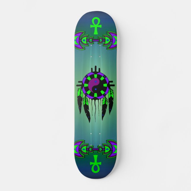Skräddarsy andlig magisk Skateboard - Bräda 21,5 Cm (Framsida)