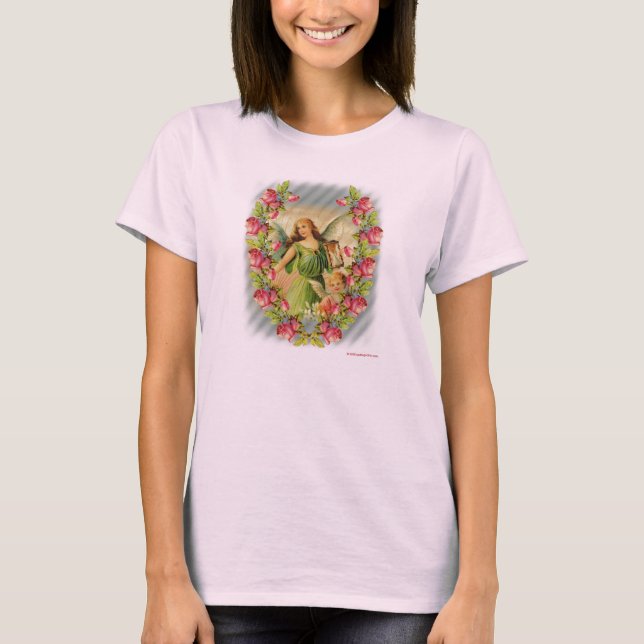 skräddarsy änglar och ro - t shirt (Framsida)