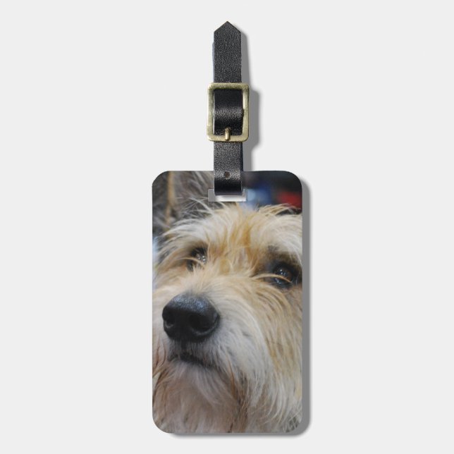 Skräddarsy bagagemärkre - bagagebricka (Vertikal Framsida)