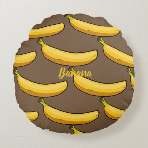 Skräddarsy bananen rund kudde